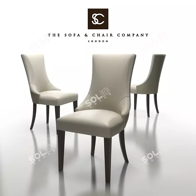 Charles Sofa Set: 3dsmax 2012 Vray Scene 3D model image 1