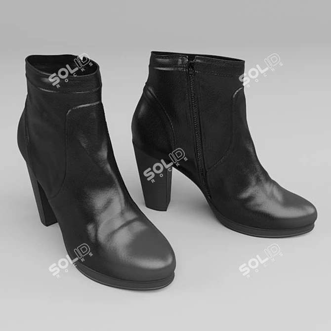 Versatile Comfort: Type A Shoes 3D model image 1