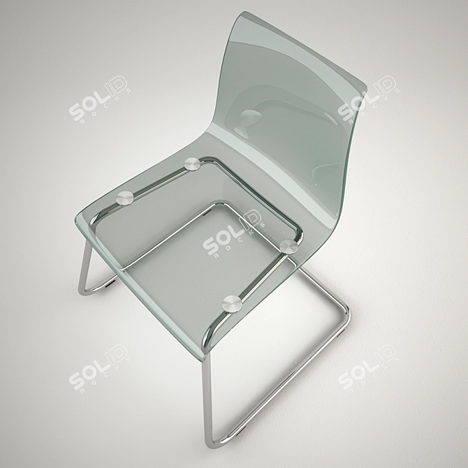 Sleek Tobias IKEA Chair 3D model image 3