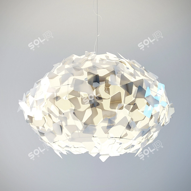 Driade CLover Pendant Light 3D model image 1