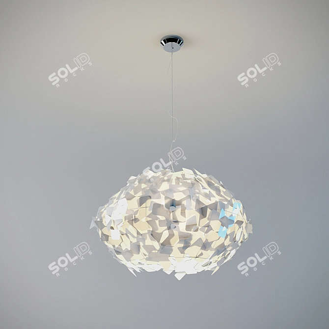 Driade CLover Pendant Light 3D model image 2