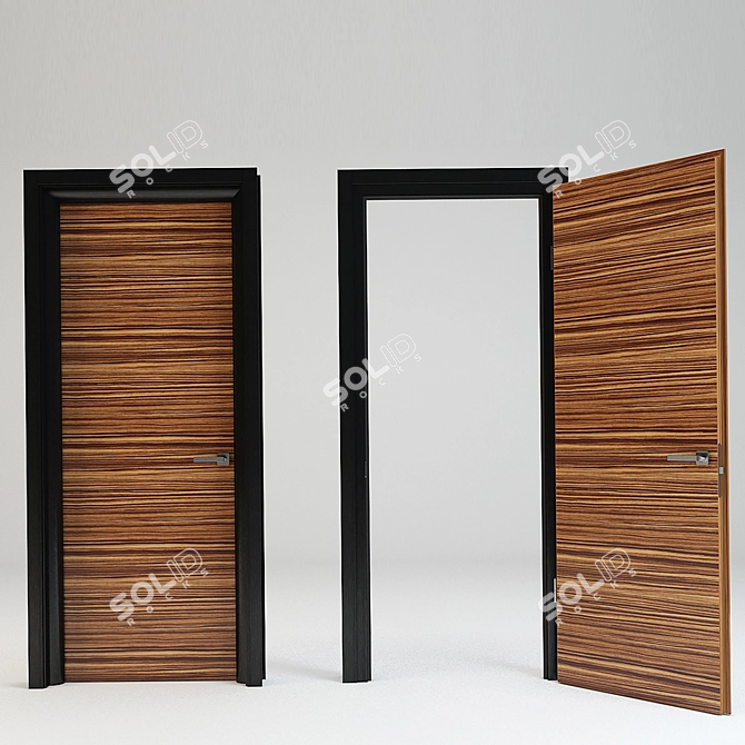 Custom Fit Oxford Door - Meranti Plus 3D model image 1