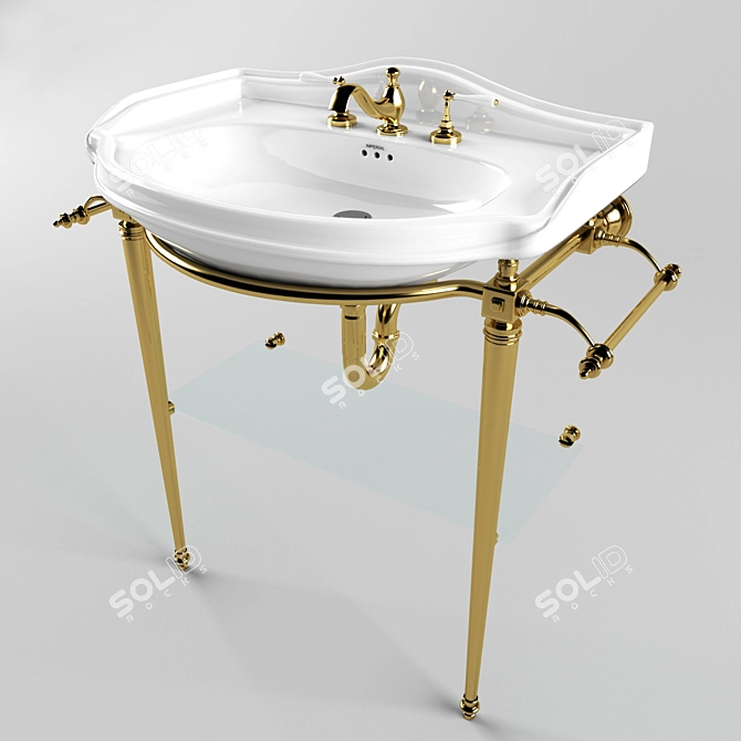 Regal Wash Basin 3D model image 1