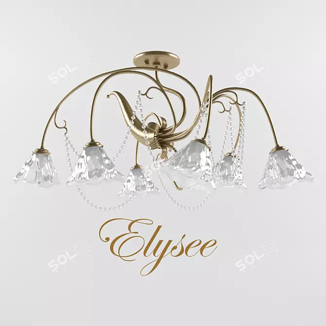 Elysee Chandelier (Prearo) - Elegant Lighting Statement 3D model image 1