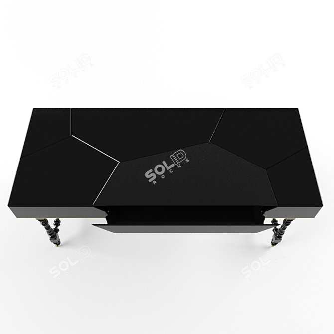 Elegant Writing Desk by Boca do Lobo 3D model image 3