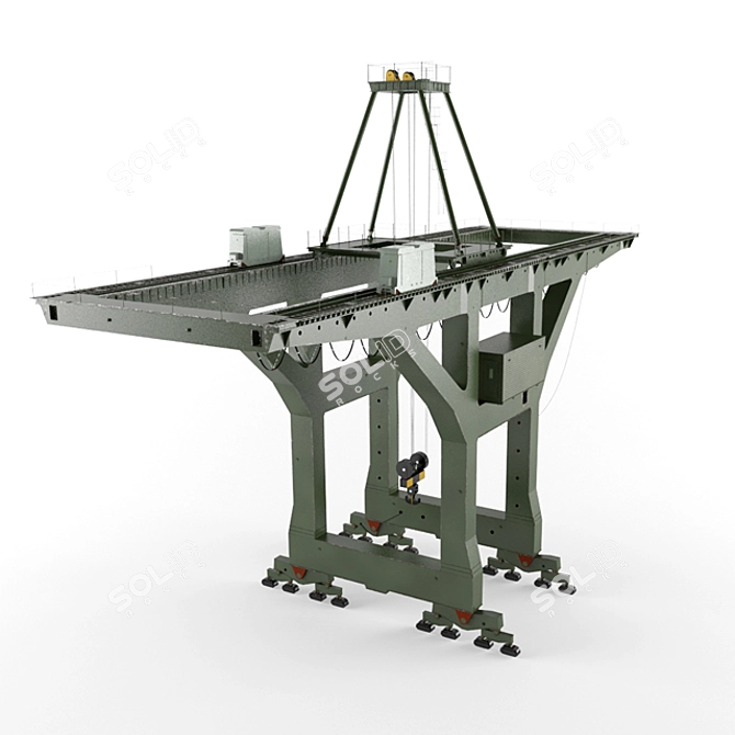 TiltDock Gantry: Efficient Loading 3D model image 1