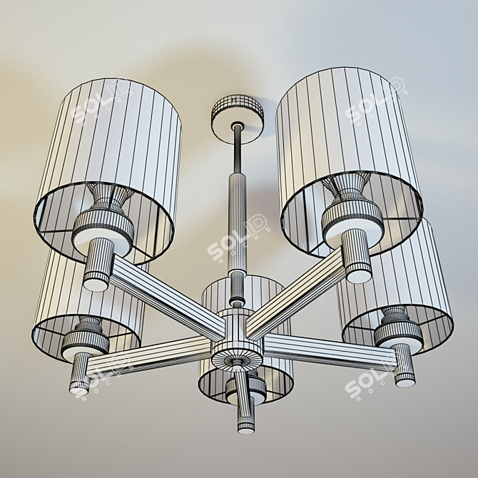 Alfa Lozano Pendant and Wall Sconce Set 3D model image 2