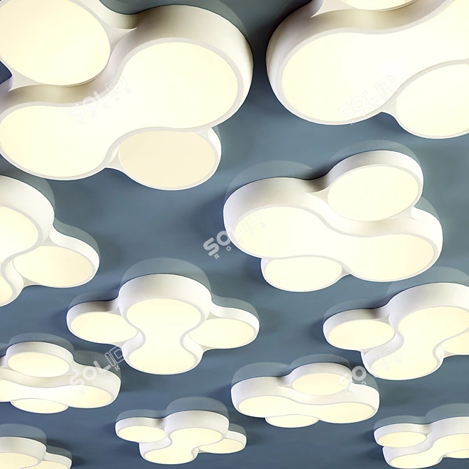 Symphony Ceiling Light by Ozcan 3D model image 1