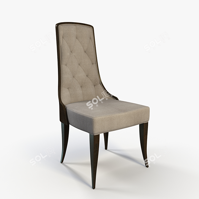 Prens-Modern Princess Chair 3D model image 1