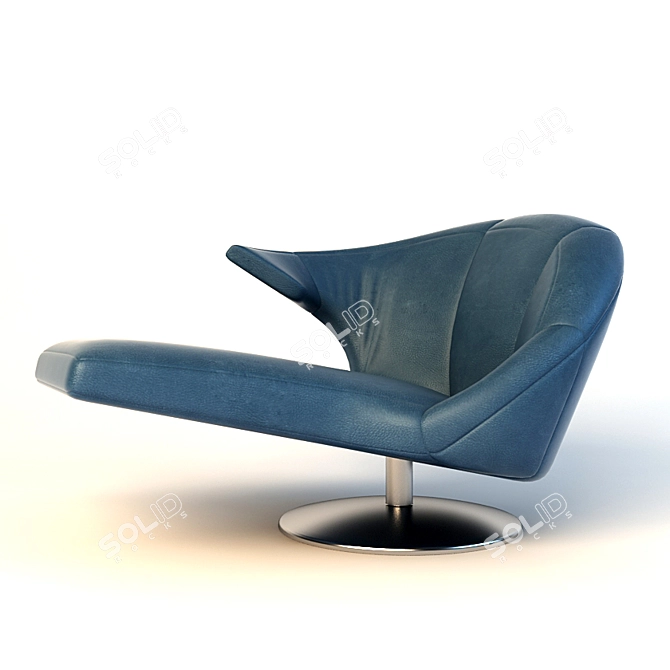 Sleek Comfort: Modern Couch 3D model image 1