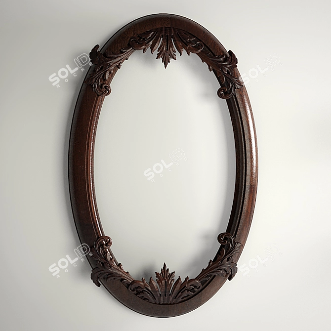 Title: Classic Carved Frame 3D model image 1