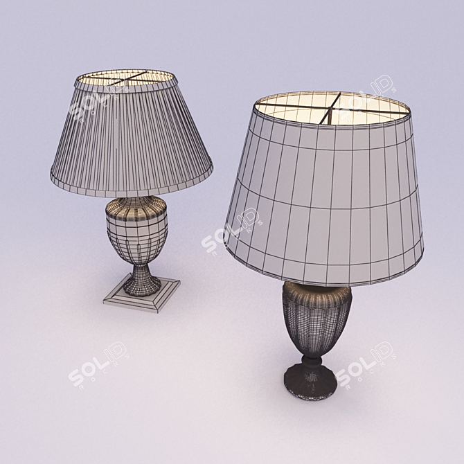 Classic Style Table Lamp 3D model image 3