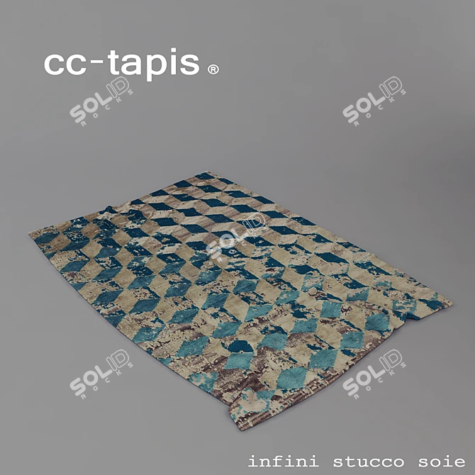 Infinite Silk Stucco: cc-tapis Carpet 3D model image 1