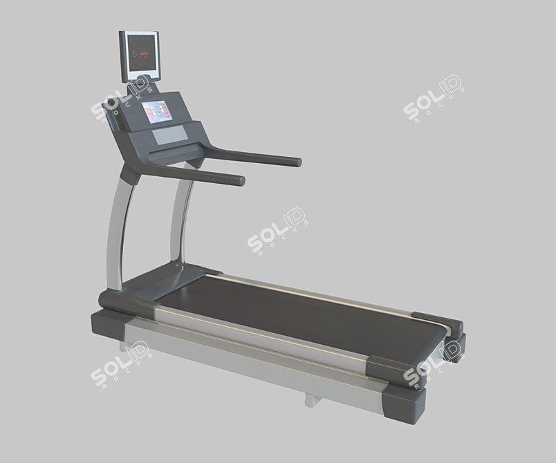 FitPro Smart Trainer Treadmill 3D model image 2