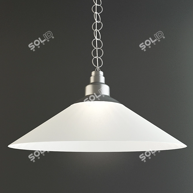 Modern IKEA KROBY Pendant Light 3D model image 3