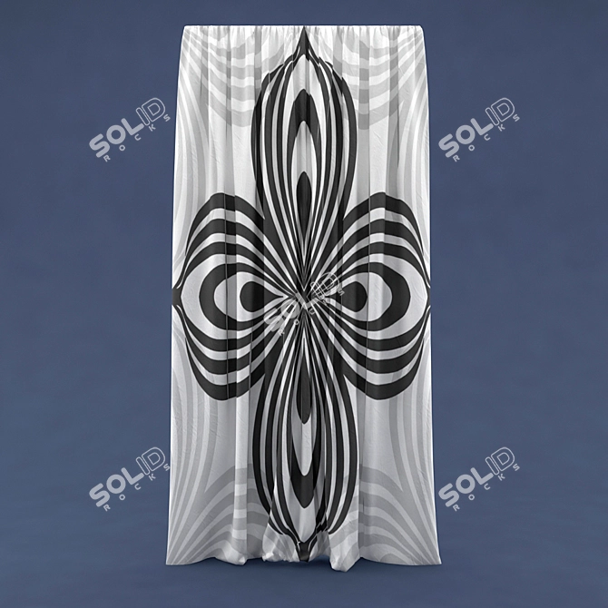 Elegant Drapes for Your Home 3D model image 1