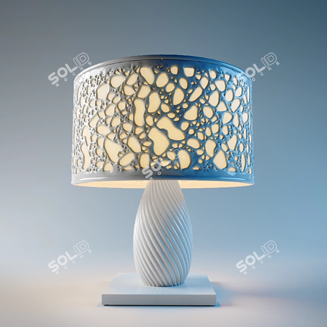 Artisan Table Lamp 3D model image 1