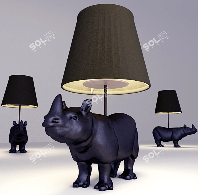 Rhino Glow 3D model image 1