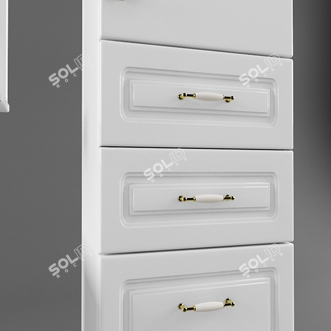 Bathroom Furniture Set 3D model image 3