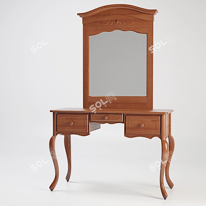 Elegance Vanity Set 3D model image 1