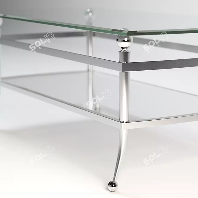 Modern Magazine Coffee Table 3D model image 1