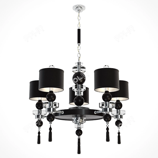 Elegant Schonbek Exclusive Chandeliers 3D model image 1