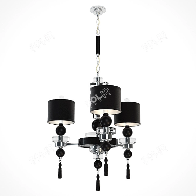 Elegant Schonbek Exclusive Chandeliers 3D model image 2