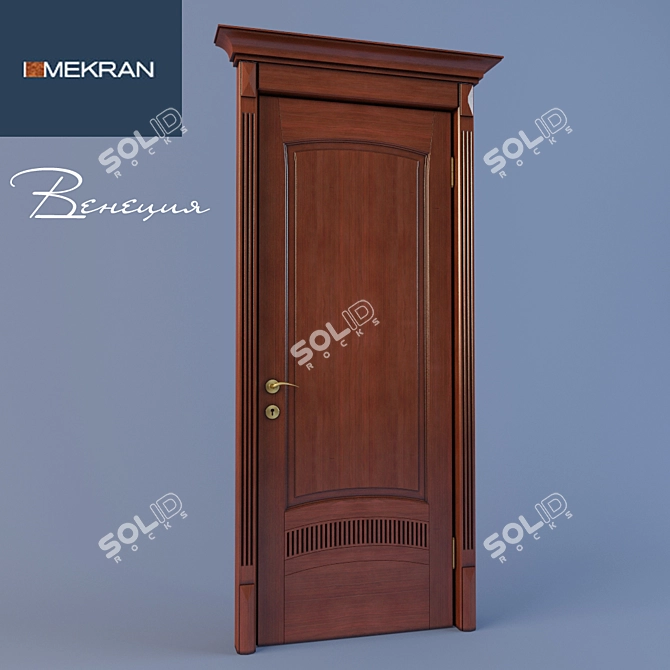 Mekran Venice Door - Elegant and Reliable 3D model image 1