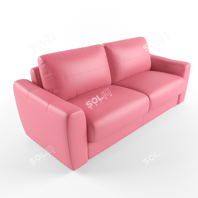 Marinelli Carbone - Luxury Leather Sofa 3D model image 2