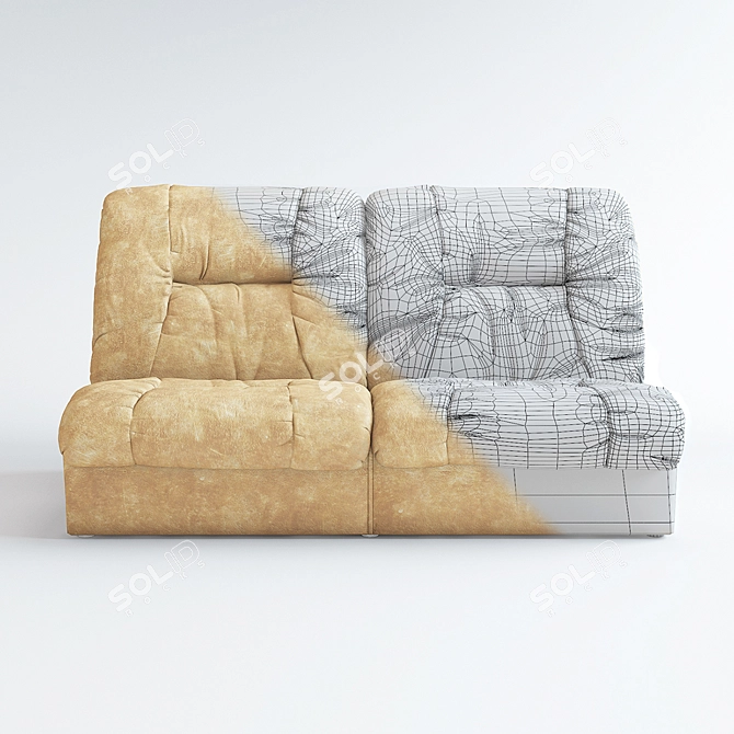 Comfort Blend Office Sofa "Visit 3D model image 2