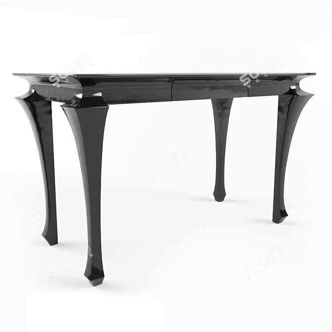 CIGNO Dressing Table: Elegant and Functional 3D model image 1