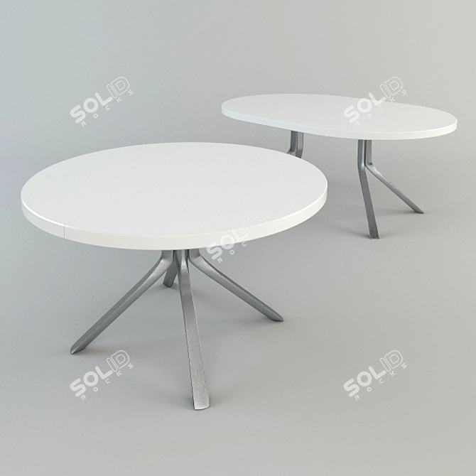 Versatile Expandable OOPS Table 3D model image 1