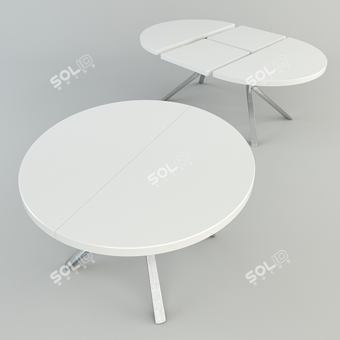 Versatile Expandable OOPS Table 3D model image 2