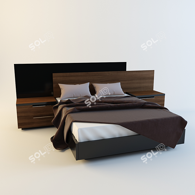 Elegant Bedroom Set: ALF Nuvola 3D model image 2