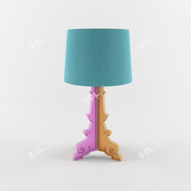 Kartell Table Lamp: Sleek and Modern 3D model image 1