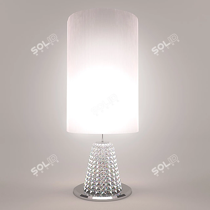 Elegant Timoti Floor Lamp 3D model image 1