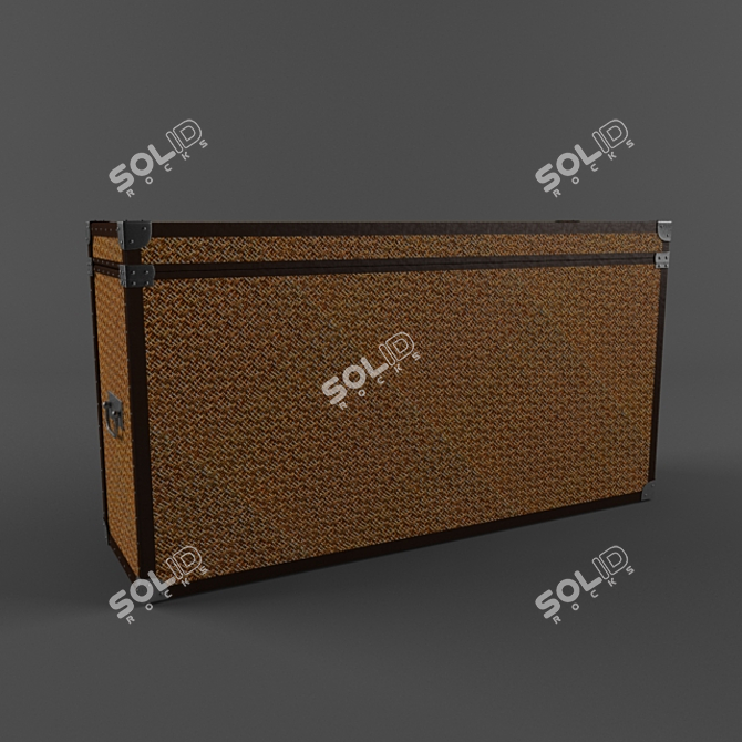 Vintage Chest of Drawers 3D model image 1