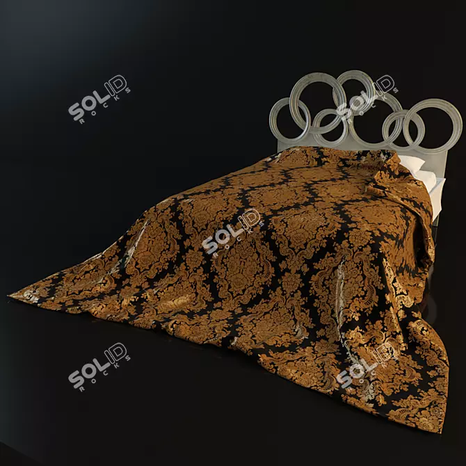 CANTIERO ET Bed: Sleek and Spacious 3D model image 1