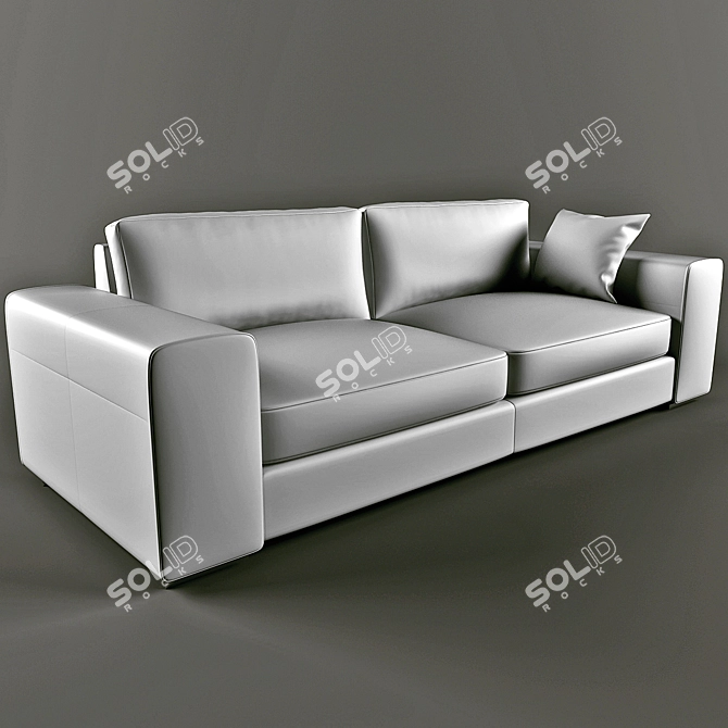Modern Design Sofa by Alberta Salotti 3D model image 1