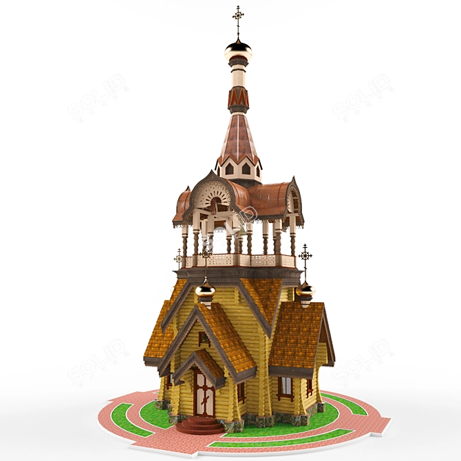 Door Cross and Filenka Fixer 3D model image 1