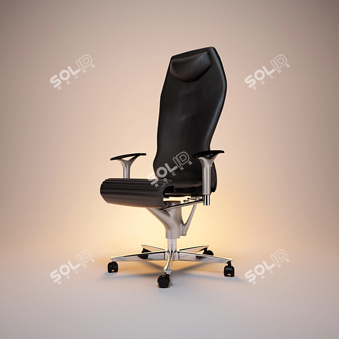 ErgoFlex Office Chair 3D model image 2