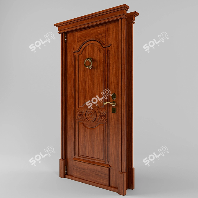 Timeless Elegance: Stull-Doors 3D model image 2