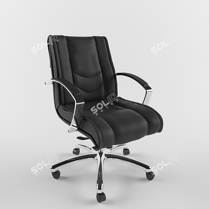 ErgoLux Office Chair 3D model image 1