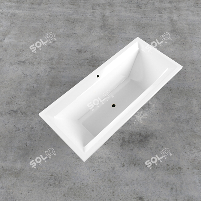 Luxury Slipper Bath A4 3D model image 3