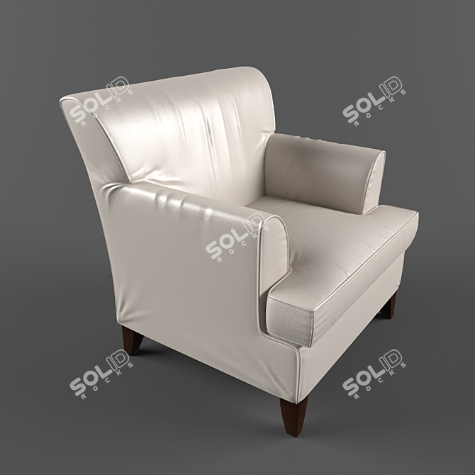 Marianne Armchair: Classic Comfort and Style 3D model image 1