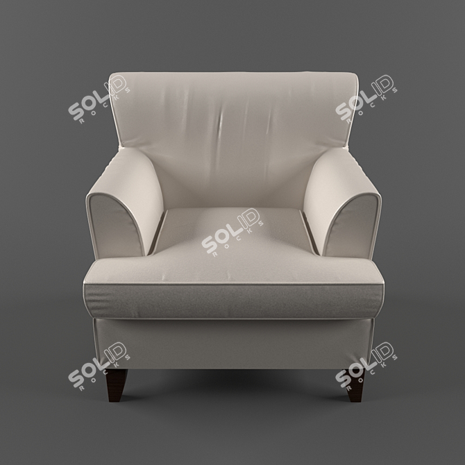 Marianne Armchair: Classic Comfort and Style 3D model image 2