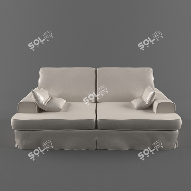 Buddy Sofa: Stylish, Custom-made Comfort 3D model image 2
