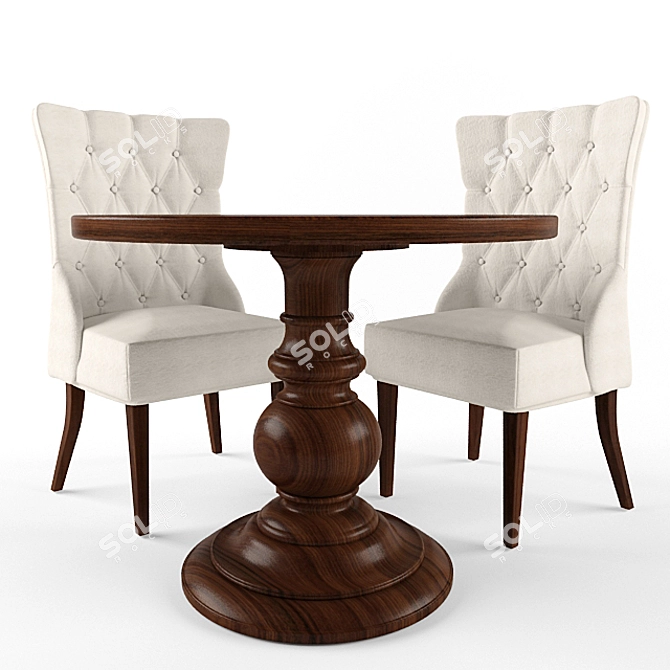 Classic Chair-Garde 3D model image 1