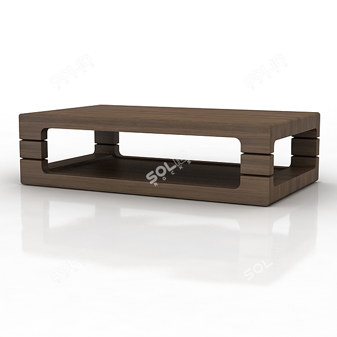 Free Spirit Low Coffee Table 3D model image 1