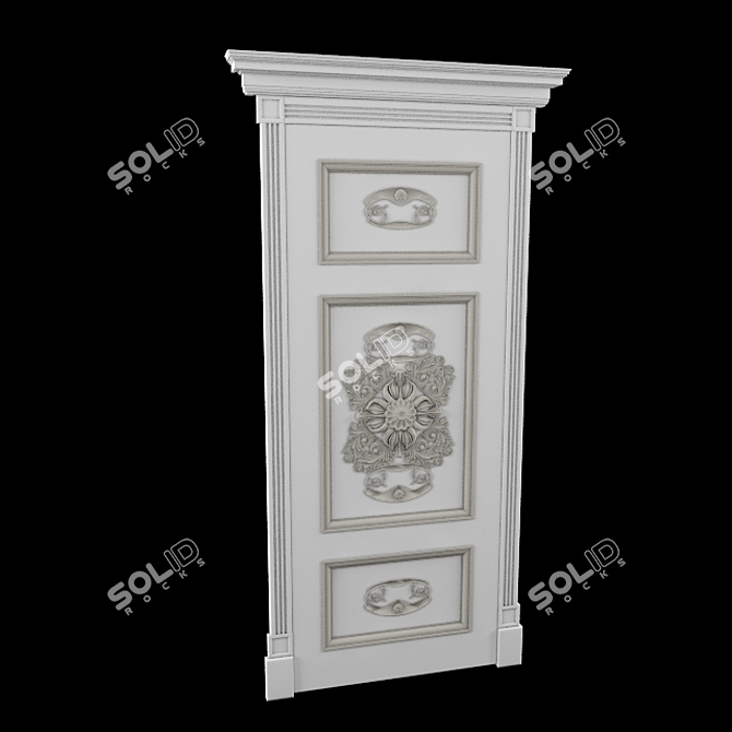 Classic Doors: Timeless Elegance for Your Home 3D model image 1